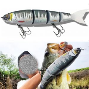 Balam leurres 200mm app&acirc;t De natation articul&eacute; flottant coulant app&acirc;t g&eacute;ant 4 Section leurre pour