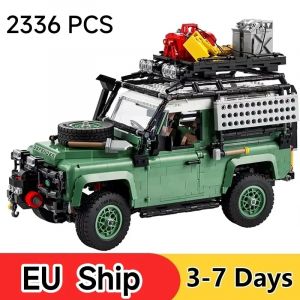 Modèle de véhicule Land Smile Rover Off-Road Defender 90, blocs de construction de voiture, jouets