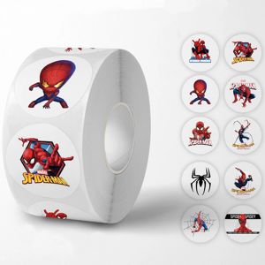 500 pièces Disney film Spiderman rouleau autocollants Anime décalcomanie bricolage Skateboard