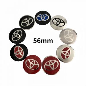 Autocollants décoratifs pour Toyota CorTrustCamry Yadditif Rav4 Hilux, badge d'enjoliveur central de