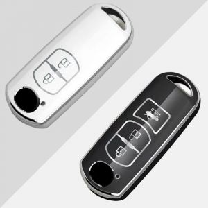 Housse de protection pour clé de voiture en TPU souple, pour Mazda 2 3 6 Atenza Axela Demio CX-5 CX5
