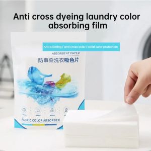 Tablettes de lessive anti-coloration, papier à linge, feuilles de vêtements, anti-ficelle, document