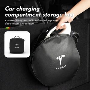 Sac de rangement pour câbles de chargement de voiture, conteneur de rangement pour Tesla modèle 3 Y