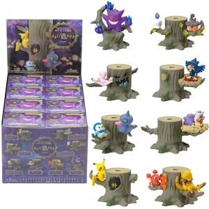 Figurine de forêt Pokemon Vol.3 Gengar Mew Ditto Cubone Litwick Pumpkaboo Paras Abra Piplup Shuppet