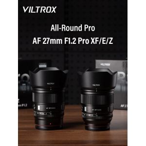 VILTROX 27mm F1.2 75mm F1.2 objectif Fuji X Sony E Nikon Z autofocus grande ouverture Portrait