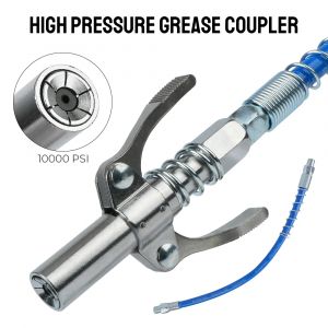 Coupleur de graisse haute pression 10000PSI, buse de pompe à tuyau, seringue, pistolet à graisse,