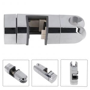Support de barre marketpour pommeau de douche, rail chromé, réglable, non perforé, 15mm-30mm