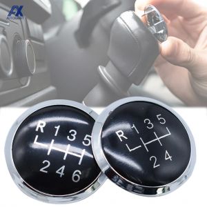 5/6 vitesse levier de vitesse bouton bâton couvercle capuchon emblème Badge pour Volkswagen VW