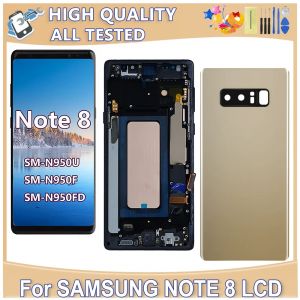 Ensemble écran tactile LCD TFT avec châssis, pièce de rechange pour Samsung Galaxy Note 8 N950 N950F