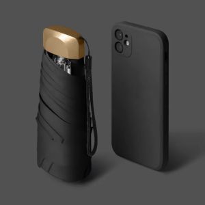 Parasol tr&egrave;s petit Mini parapluie pliant parapluie de voyage poche Protection solaire Ultraviolet et