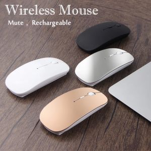 Souris sans fil Bluetooth souris Rechargeable ordinateur sans fil silencieux Mause ergonomique Mini
