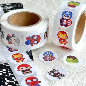 500 feuilles autocollant Anime Disney Spiderman dessin animé autocollants retirer Spiderman StIckers