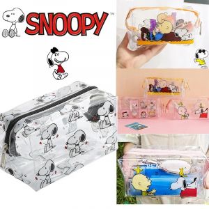 Snoopy – trousse de maquillage d'extérieur pour filles, trousse à cosmétiques nécessaire pour