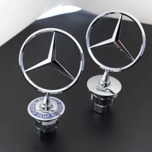 Pour Mercedes Benz W204 W212 W220 W210 W221 C E S classe accessoires capot de voiture avant Chrome