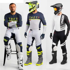 Thor-Ensemble d'&eacute;quipement de motocross MX, ensemble de maillot de moto tout-terrain, kit de v&eacute;lo