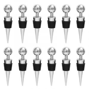 Bouchon de bouteille en plastique, 1/5/12 pi&egrave;ces, bouchon torsad&eacute; pour stockage du vin, bouchon de