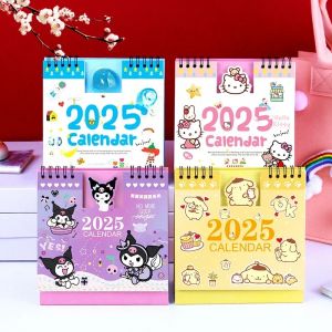 Sanrio Hello Kitty 2025 calendrier bureau calendrier ornement dessin animé Kawaii planificateur
