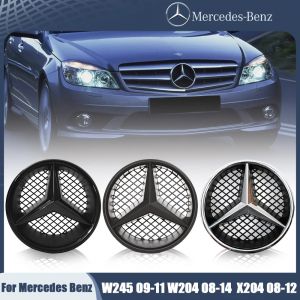 Emblèmes de Style OE noir chromé pour Mercedes Benz B C GLK W245 W204 X204, gril avant ABS de haute
