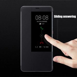 Étui à vue intelligente pour Huawei Mate 20 Pro veille automatique réveil couverture à rabat étui de