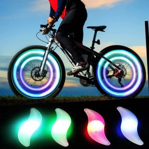 Lumière colorée pour rayons de roue de vélo, étanche, équilibre vtt, lumière LED pour pneus, Flash,