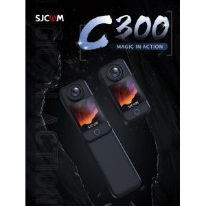 SJCAM C300 caméra d'action de poche 4K FHD avec longue durée de vie de la batterie vidéo 30M étanche