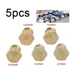 5 pièces ensemble de Jet de gaz GPL brûleur plaque de cuisson à gaz Kit de Conversion gpl buses