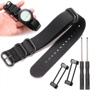 Bracelet en Nylon de 24mm adapté aux Sports de plein air Suunto Core, étanche, pour femmes et