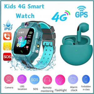 Enfants 4G montre intelligente SOS GPS localisation carte Sim appel enfant montre intelligente