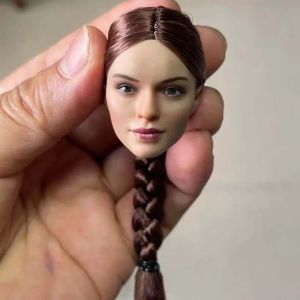 VCF-2052 1/6 russe guerre spéciale femme tête sculpter Suntan femme soldat tête sculpture ajustement