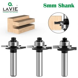 LAVIE 8mm tige t-slot Biscuit Joint fente Cutter Joint rainurage routeur peu 2mm hauteur fraise