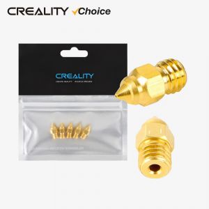Creality 5 pièces/ensemble 0.2/0.4/0.6/0.8/1.0mm extrudeuse Hotend buses en laiton pour imprimante
