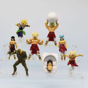 Figurine Dragon Ball Super Broly, 8 pièces/paquet, 5-12cm, 8 formes, Collection Super Saiyan, modèle
