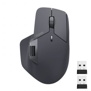 Rapoo-Souris sans fil aste multimode MT760L/MT760M, ergonomique 4000 ug, prend en charge jusqu'à 4