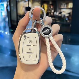 Étui pour clé de voiture en TPU à 3 boutons, housse pour télécommande intelligente pour Hyundai ix35