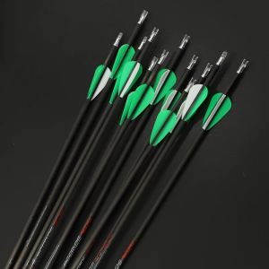 Fl&egrave;ches de tir &agrave; l'arc en carbone, poulies d'arbre de colonne vert&eacute;brale, arc classique, chasse,