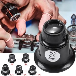 Loupe à Clip 5x10x, pour horloger, bijoux, outils de réparation de montres, oculaire, Loupe,