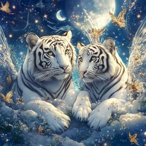 SDOYUNO diamant peinture Animal tigre plein carré/rond perceuse 5D bricolage Daimond broderie Art