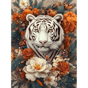 SDOYUNO diamant broderie tigre Animal nouveauté 2025 diamant Art mosaïque fleur plein carré rond