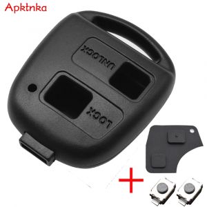 Apktnka – coque de clé télécommande de voiture, étui pour interrupteurs pour Toyota RAV4 Prado