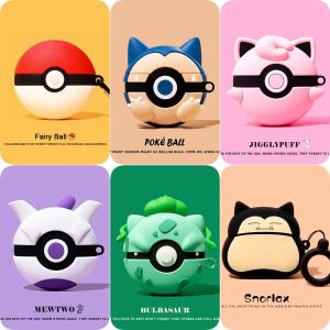 Poke Ball-Étui Airpods Pro 2, dessin animé 3D mignon, étui Anime pour Airpods Pro, housse pour