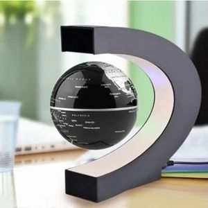 Globe Flottant Magnétique LED avec Carte du Monde, Lampe Électronique Antipassionnée, Boule