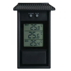 Thermom&egrave;tre num&eacute;rique LCD &eacute;tanche pour int&eacute;rieur/ext&eacute;rieur, pour jardin, GreenHouse, mesure de la