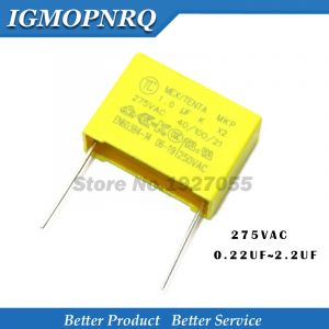 10 pièces X2 condensateur de sécurité 22.5mm 275VAC 275V 0.22UF 0.33UF 0.47UF 0.56UF 0.68UF 0.82UF