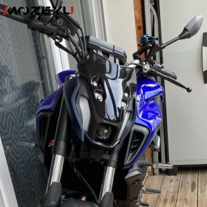 Déflecteur de pare-brise à Double bulle pour moto, protecteur d'écran pour YAMAHA MT07 MT-07 MT 07