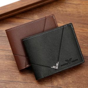Nouveau portefeuille pour hommes portefeuille d'argent court pour hommes jeunesse Simple mode