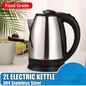 Bouilloire électrique portable en acier inoxydable, cafetière, chauffe-eau, théière, mise hors