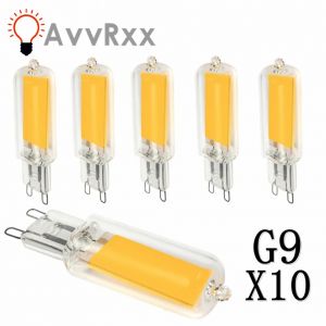 Ampoule LED G9 Super brillante, 7W 9W 12W15W AC/DC 12V 220V, lampe en verre, lumi&egrave;re &agrave; puissance