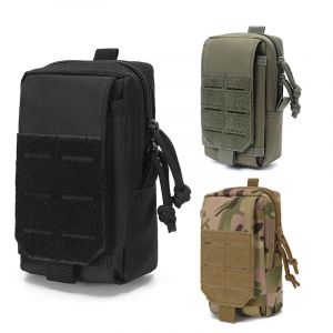 Poche hommes ceinture sp&eacute;ciale &eacute;tanche course t&eacute;l&eacute;phone portable sac Molle Edc Kit de survie