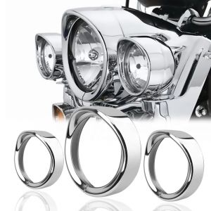 Garniture de phare de moto pour Harley Touring Road King Electra Glide Softail FLD/FLH, visière de