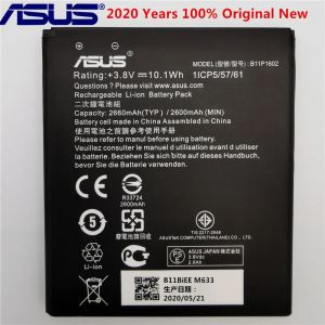ASUS-Batterie d'origine pour téléphone Zenfone Go 5, batterie de dernière production, 100% mAh,